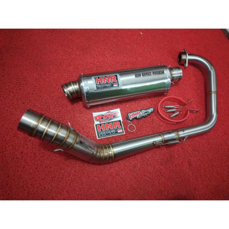 Knalpot Racing Yamaha Scorpio Z Harian & Touring - HNR Product Type Trioval Long