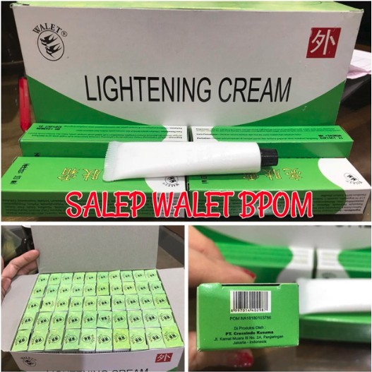 SALEP WALET / CREAM / KRIM WALET LIGHTENING ORIGINAL BPOM