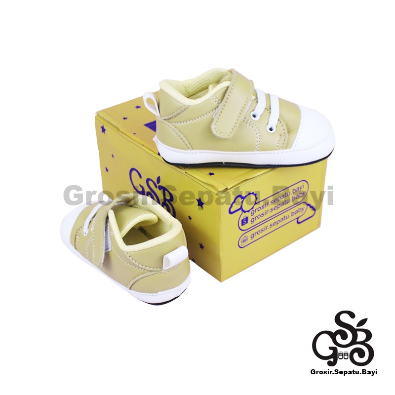 sepatu bayi baby shoes prewalker laki laki perempuan umur 2 - 12 bulan model casual luxury polos ringan &amp; fleksibel