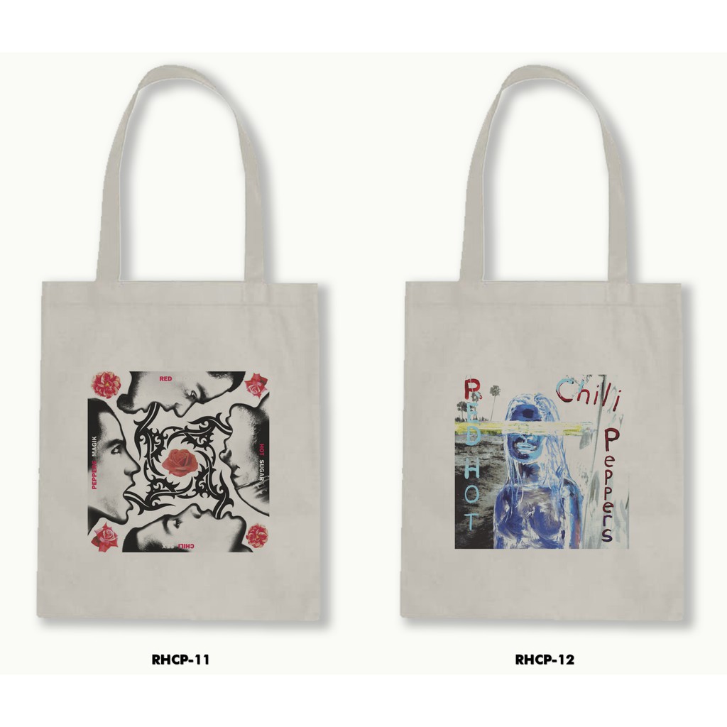 TOTE BAG BLACU - RHCP/RED HOT CHILI PEPPERS .01