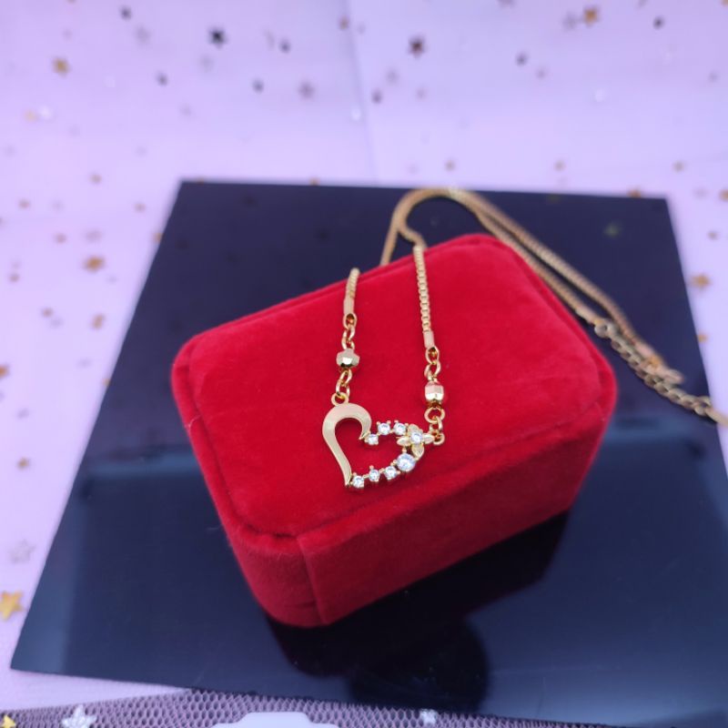 Kalung xuping wanita dewasa lapis emas 24k anti luntur anti karat COD