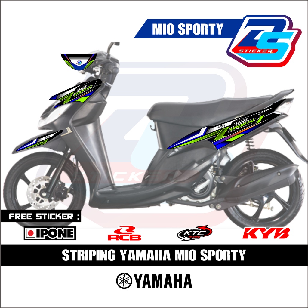 Stiker Mio Sporty Mio Smile Sticker Striping Variasi Mio Smile - Striping Motor Mio Smile DS003 DS S