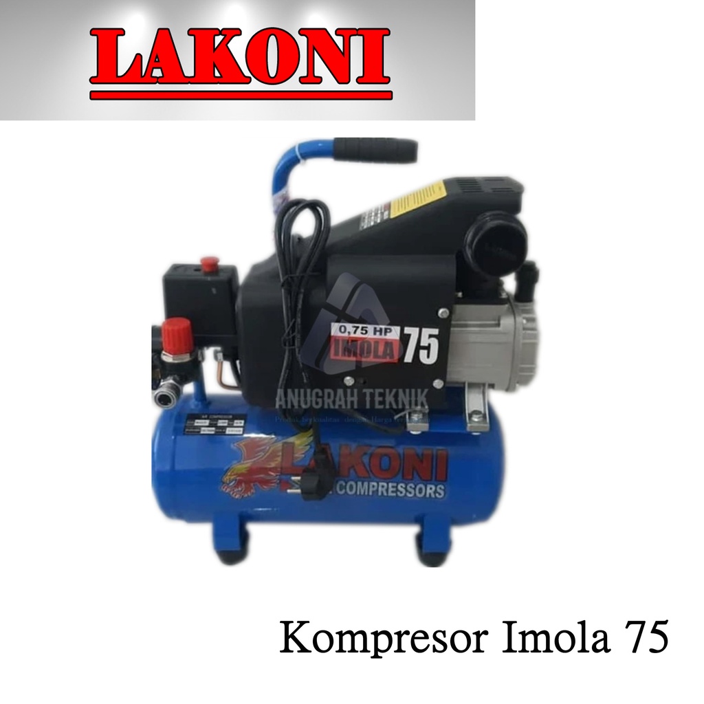 Kompresor Angin Listrik Portable LAKONI Imola 75 Kompresor Udara Lakoni Imola75 Kompresor Oli
