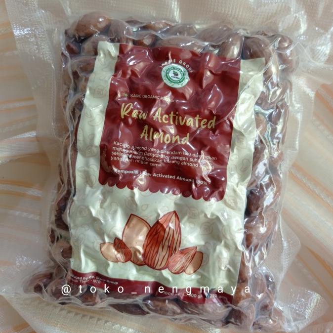 

Kacang Almond Mentah Aktivasi Ikarie Organic 250 gram