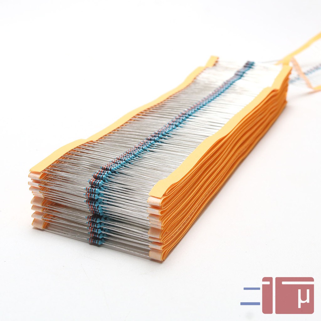 x10 Resistor 33K 1/4W Metal Film 1% Taiwan Kaki Tembaga