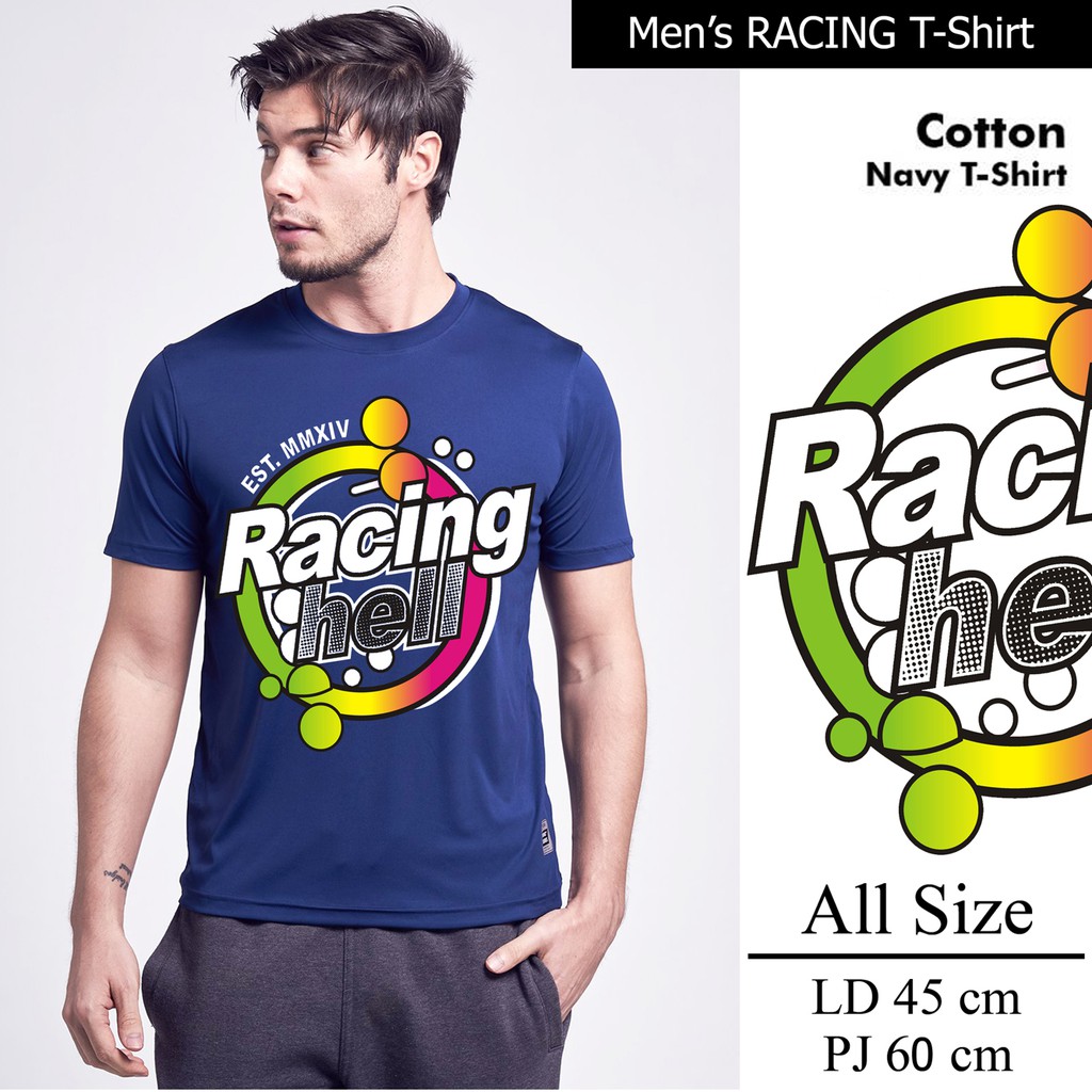 Bess - Kaos Distro Pria Murah / Kaos Pria RACING HELL 04