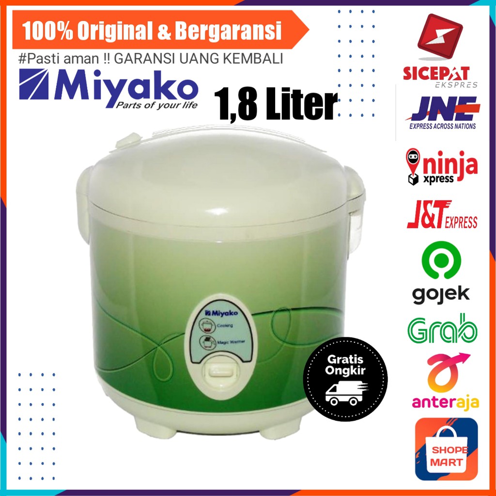 MEJICOM PENANAK NASI RICE COKER MAJIKOM PENGHANGAT PEMASAK NASI MAJICOM RESKUKER MAGIC JAR MIYAKO 98