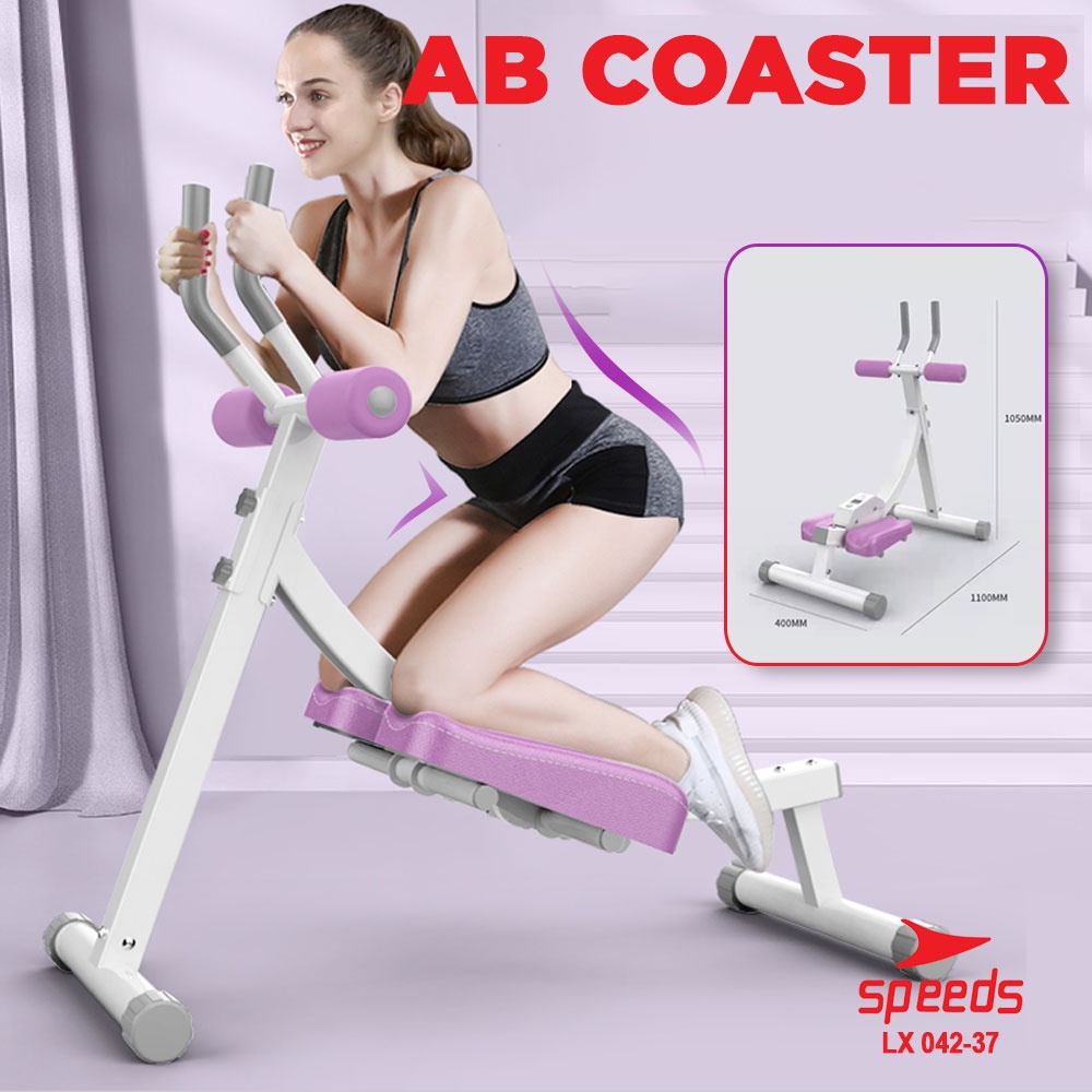 SPEEDS Sport AB Coaster Alat Olahraga Fitness Gym Rumah Ab Roller Abdominal Latihan Otot Perut 042-37
