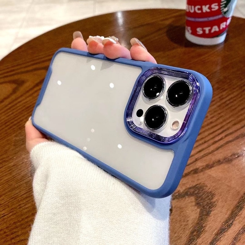 Case Lensa Transparan Bahan Akrilik Untuk iPhone 11 12Pro 12Pro Max 13Pro 13Pro Max 14Pro 14Max