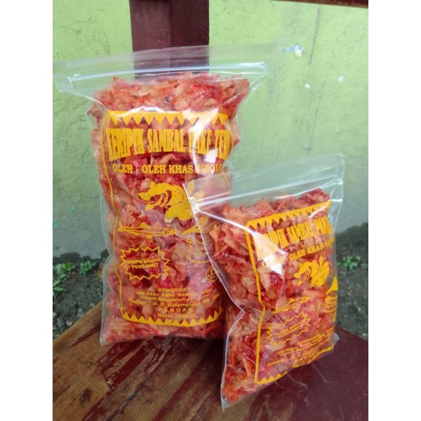 

KERIPIK PEDAS KHAS SIBOLGA PAKAI TERI 200gr