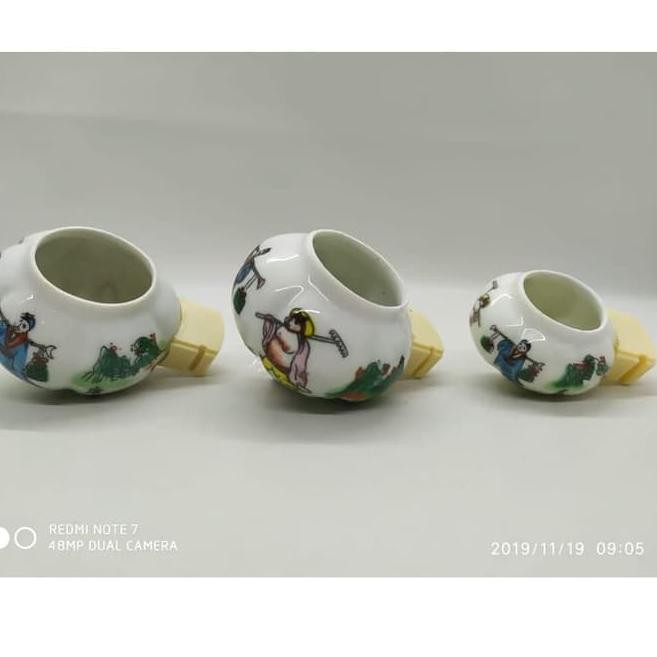 IHI ISI 3 PCS ASLI CANGKIR KERAMIK CUNGKO BESAR MOTIF IHI ISI 3 PCS ASLI CANGKIR KERAMIK CUNGKO BESAR MOTIF