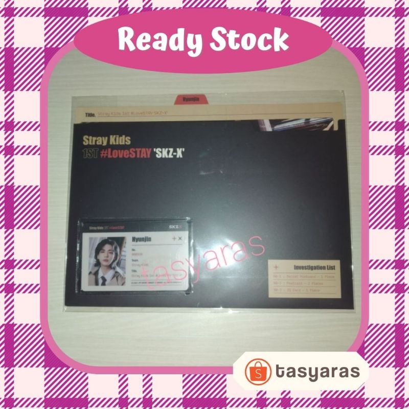 ID CARD File Set Hyunjin SKZ-X Fanmeet Merchandise