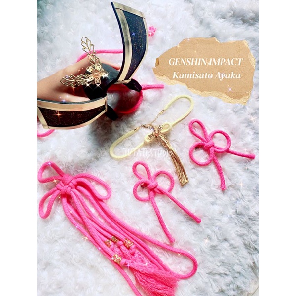 Kamisato Ayaka GI Cosplay Set