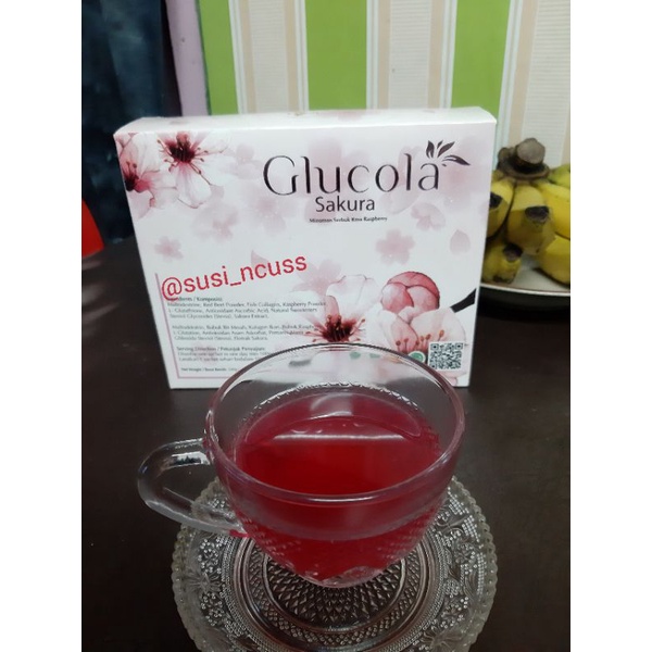 GLUCOLA SAKURA-MINUMAN SERBUK-MINUMAN WANITA-GLUCOLA SAKURA MCI-GLUCOLA MCI ORIGINAL-GLUCOLA