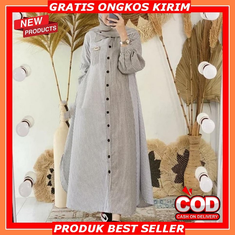 Shafaria Gamis Remaja Korean Style Polos Kombinasi Rompi Brokat Jumbo Ld 110Cm Terbaru 2021 Kekinian