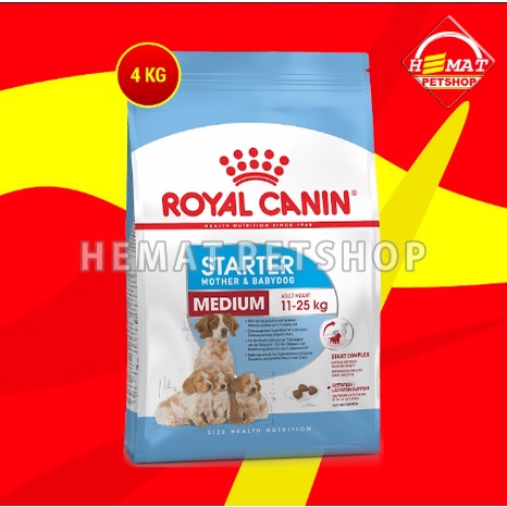 Royal Canin Medium Starter Mother &amp; Babydog 4 Kg / Makanan Anjing