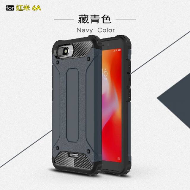 Case Xiaomi Redmi 6A Spigen Iron Rugged Armor PC Hybrid Phone Cover