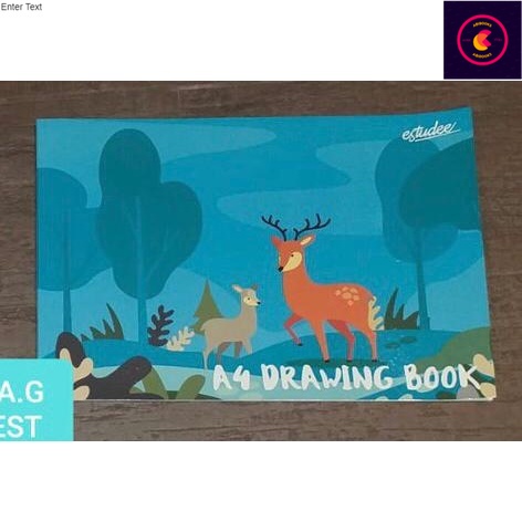 

ESTUDEE DRAWING BOOK A4 F FOREST ANIMALS