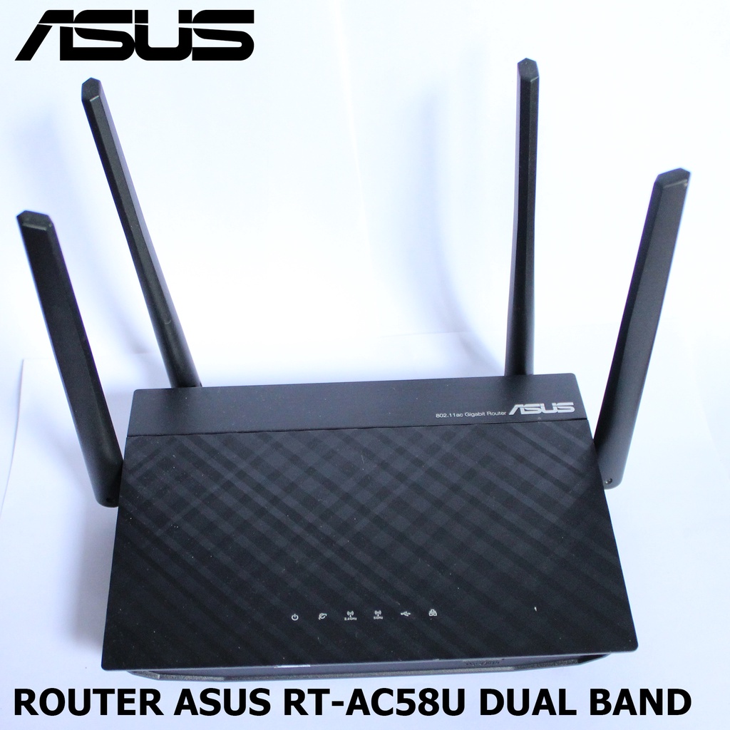 ASUS RT-AC58U AC1300 Dual-Band Wi-Fi Router (BEKAS PROYEK)