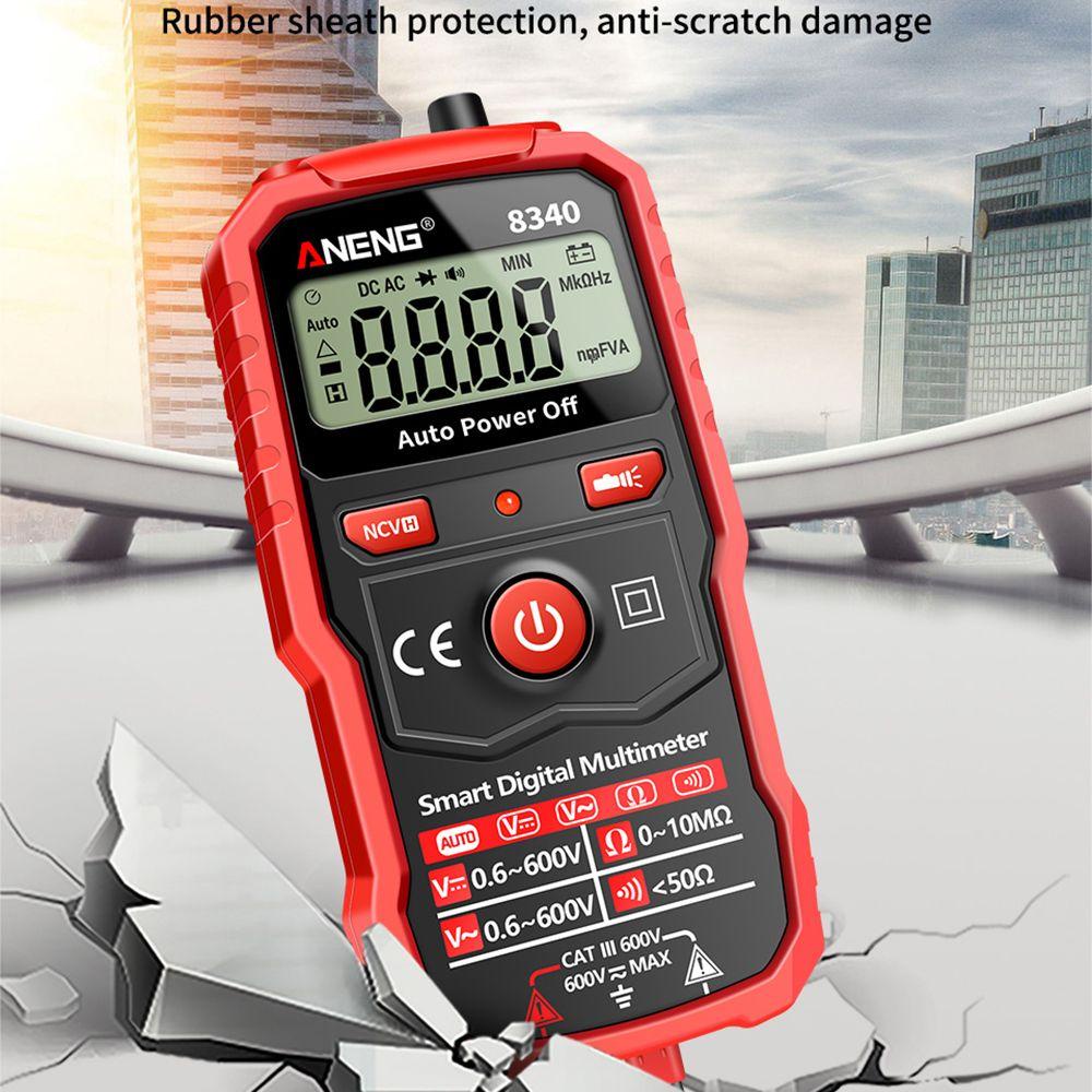 Solighter Digital Smart Multimeter Presisi Tinggi 1999hitungan AC/DC Digital Profesional Meter