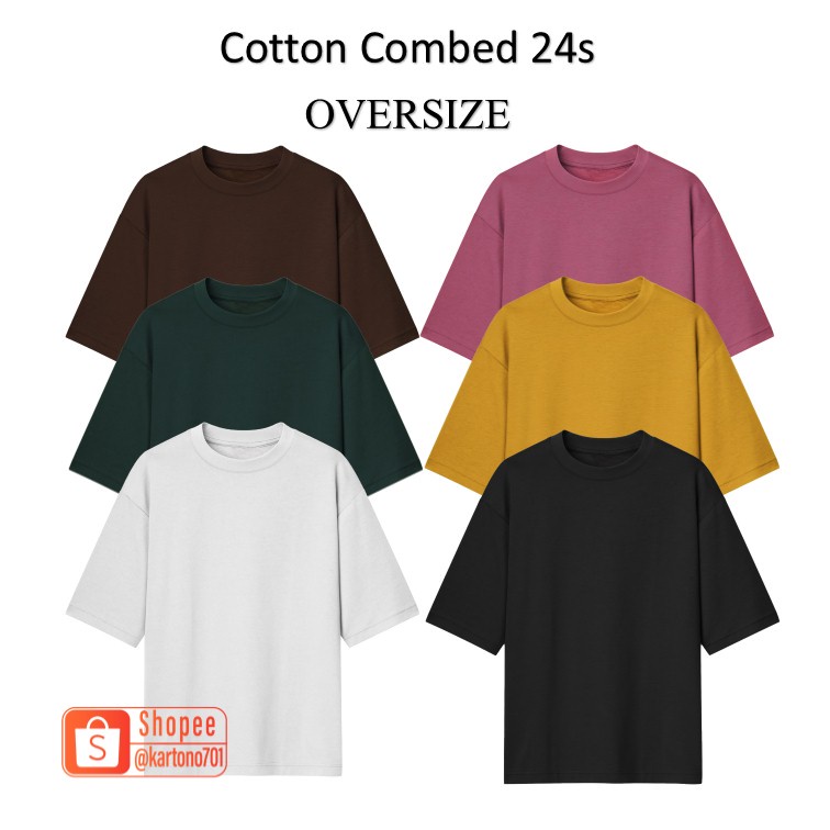 OVERSIZE COTTON COMBED 24S / KAOS POLOS / Unisex