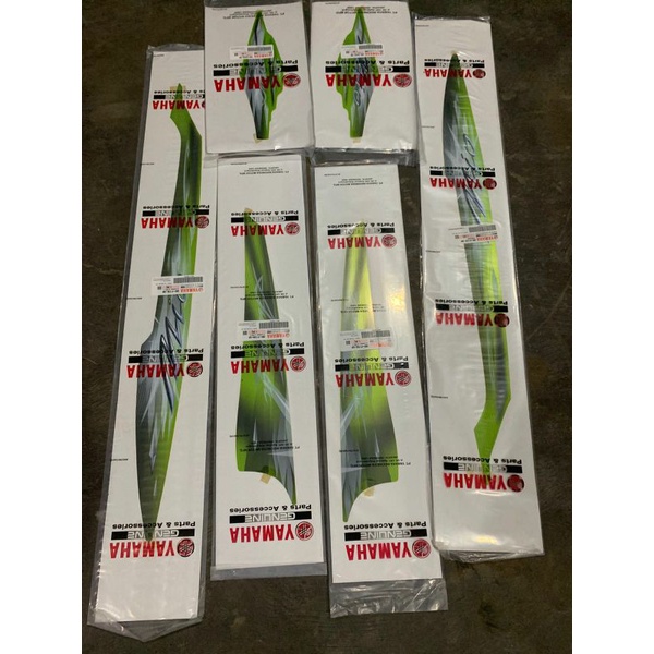 Striping sticker stiker grapict grapik yamaha mio smile hijau tahun 2008 original fullset