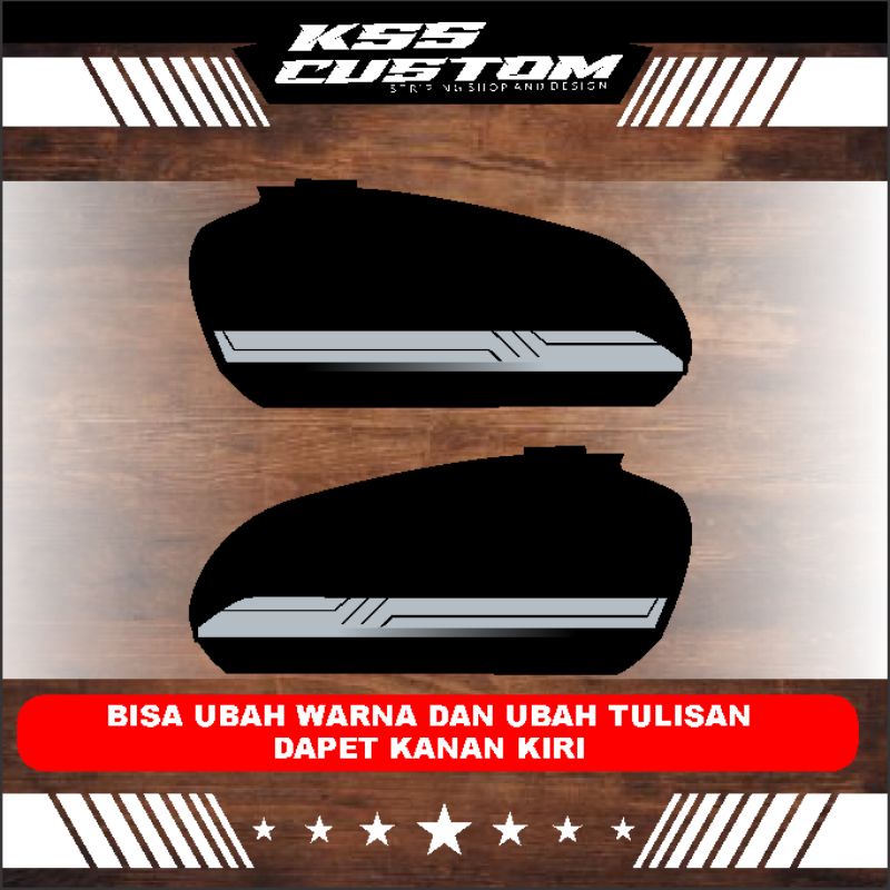 striping cb clasic - striping cb variasi - striping cb 125 - striping cb custom