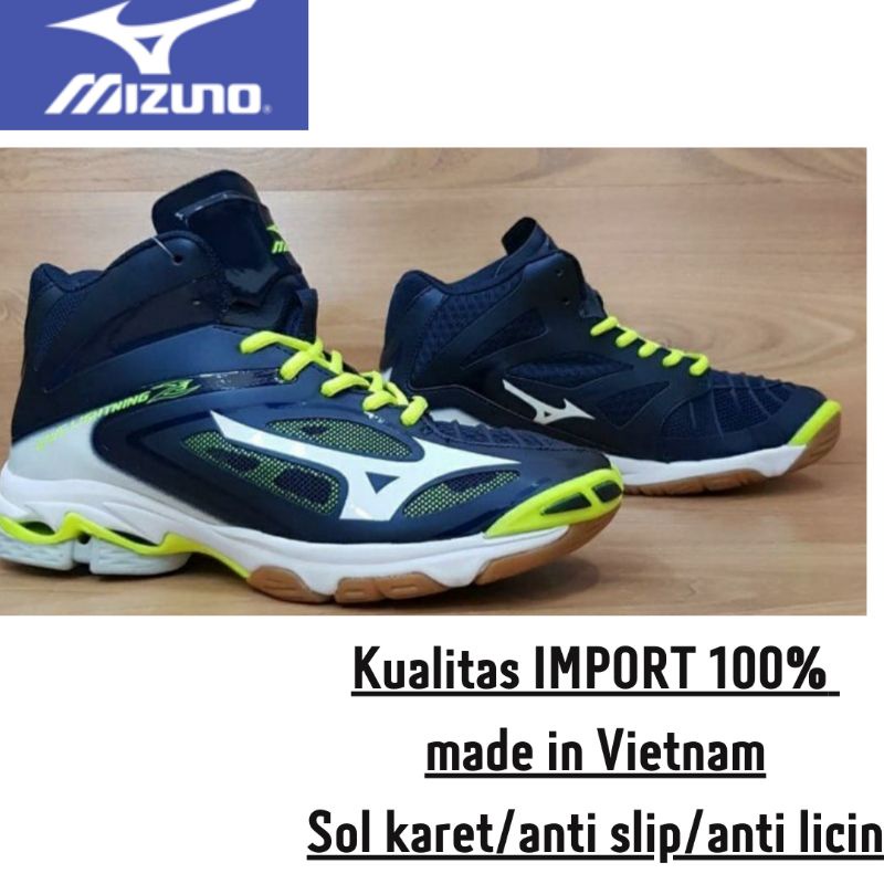 SEPATU OLAHRAGA KUALITAS IMPORT MIZUNO WAVE LIGHTENING Z3 WLZ3 MID PREMIUM