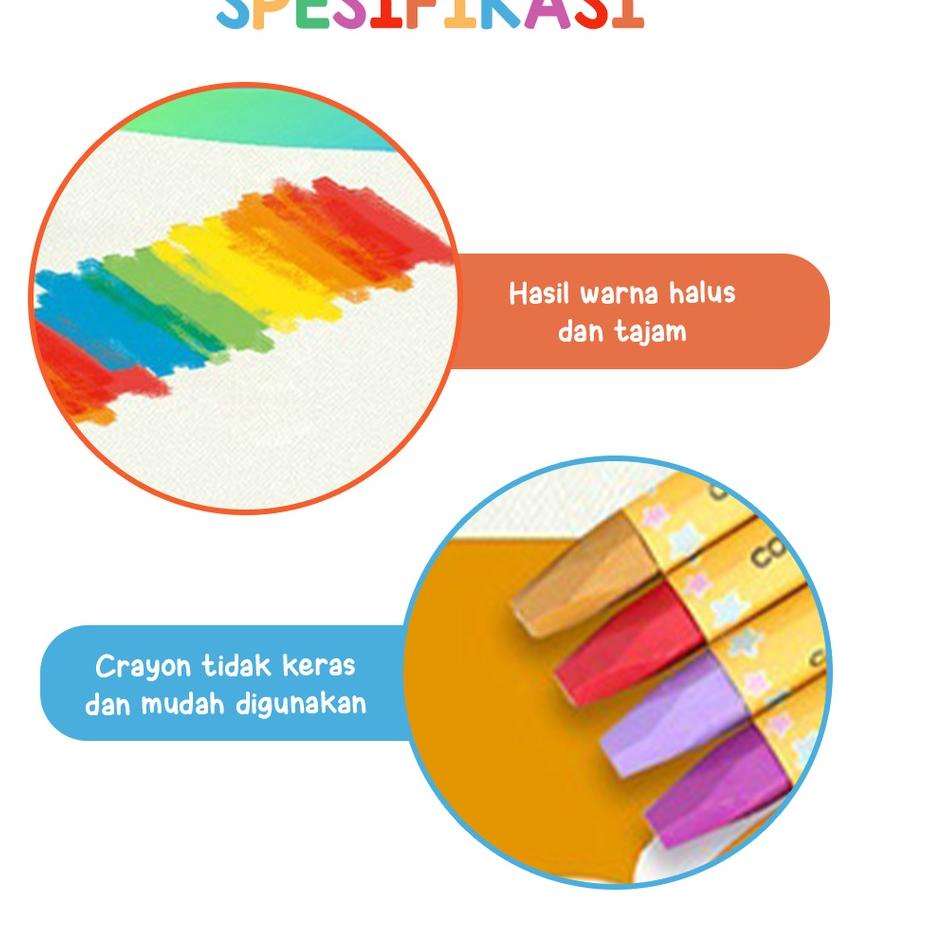 

Harga Bersahabat.. Crayon Anak Mewarnai 24 Warna Krayon Oil Pastel Desain Barrel KIDS LAND