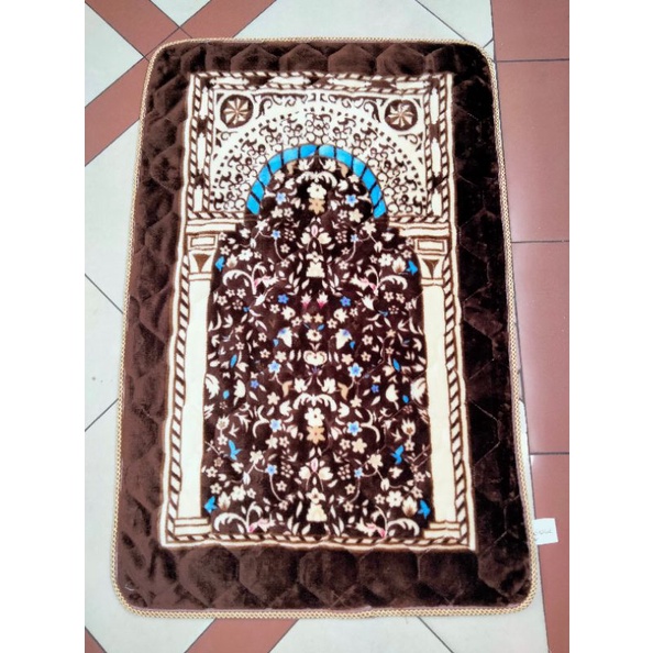 Sajadah Embos Malaysia Sajadah Turki Tebal Sajadah Empuk dan Anti Slip Free Tasbi
