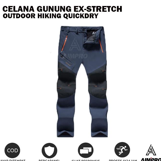 Celana Gunung Quickdry - Celana Outdoor Panjang - Celana Hiking