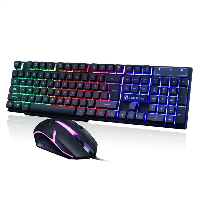 Keyboard Mouse Gaming W39 With LED Backlit