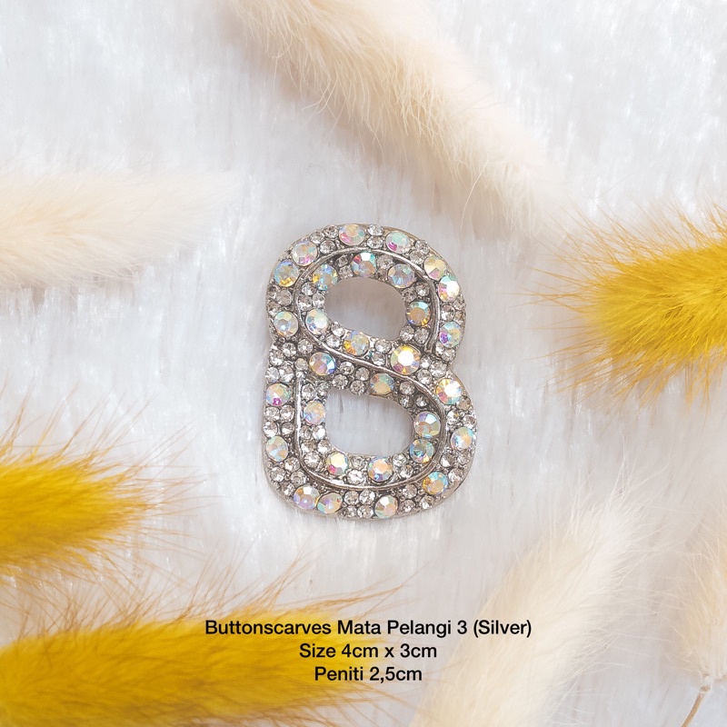 BROS BUTTONSCARVES KW / BROS B (PART 4)-Mata pelangi 3 silve