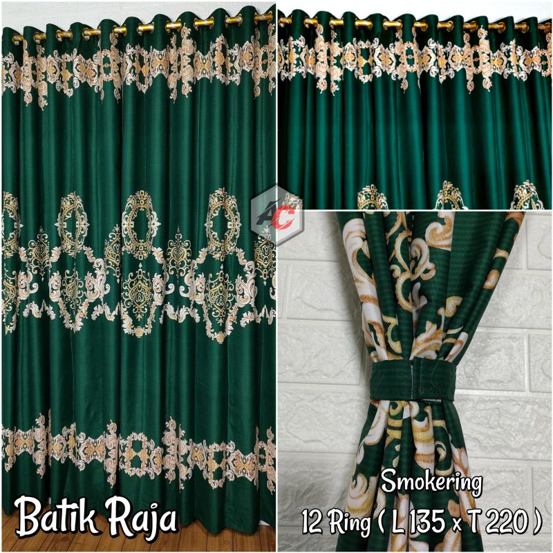 GORDEN SMOKRING BESAR MURAH MOTIF BATIK RAJA
