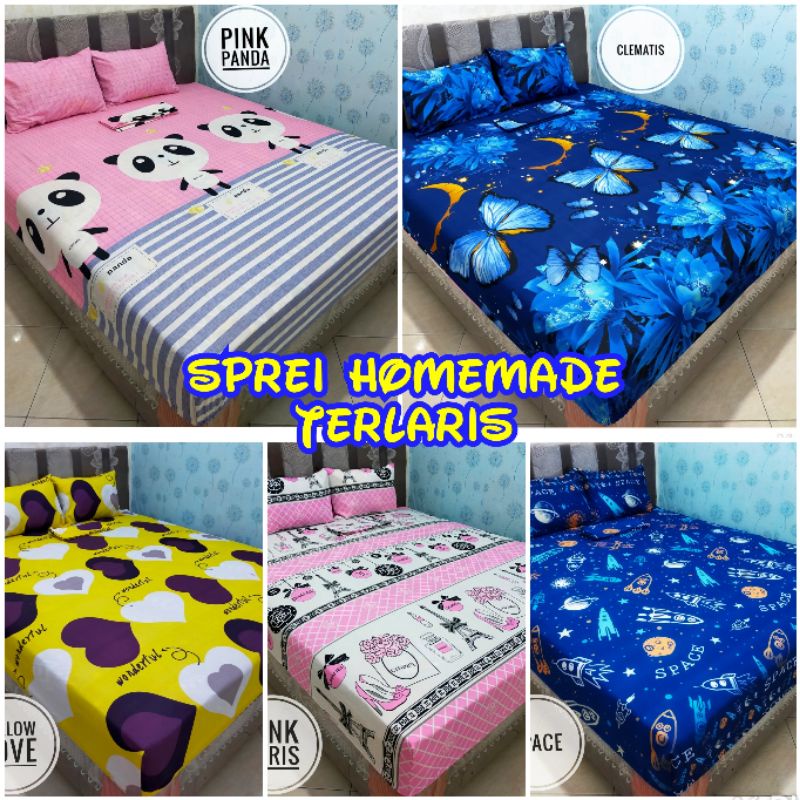 Sprei Karakter Sprei home Made sprei Polos sprei shabby
