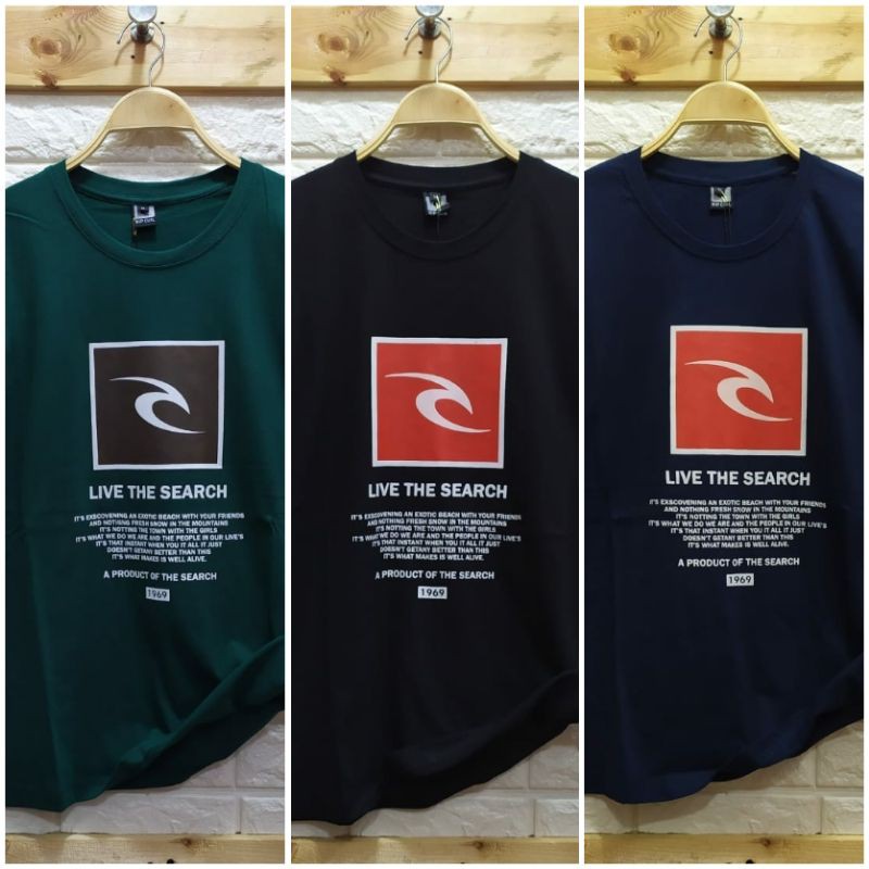 ( BISA COD ) KAOS RIPCURL LOGO | PAKAIAN DISTRO MURAH | BAJU PRIA MURAH
