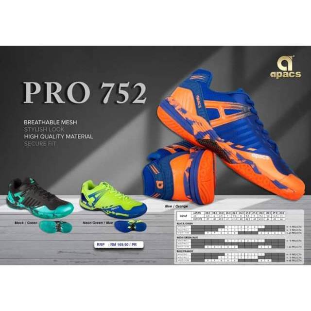 Apacs Pro 752 sepatu badminton