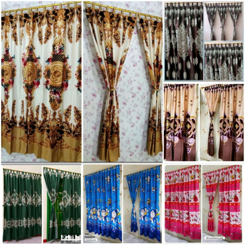 GORDEN PINTU KARAKTER MURAH KAMAR TIDUR | HORDENG TIRAI PINTU KAMAR TIDUR KARAKTER DORAEMON GRATIS O