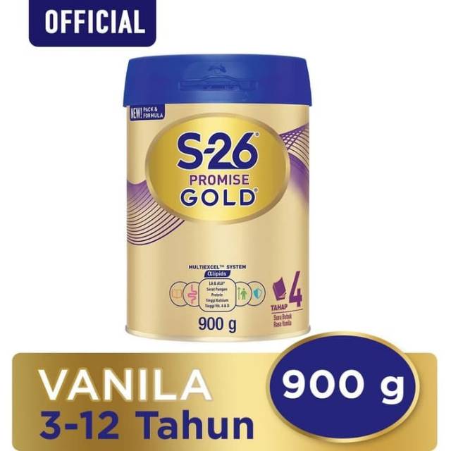 S-26 Promise Gold Tahap 4 Susu Tin - 900gr