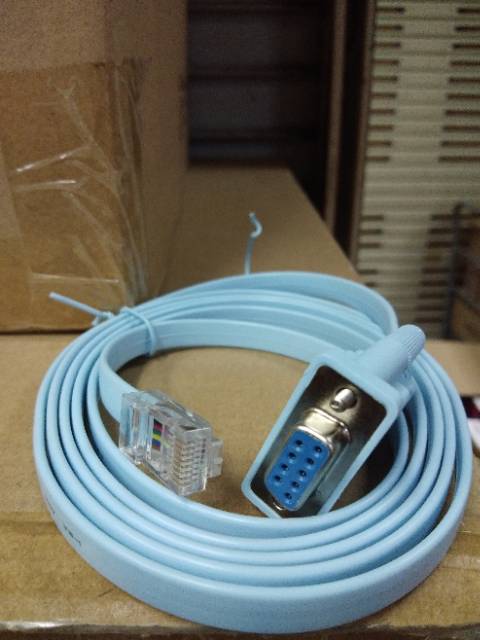 Kabel Serial DB9 Female (RS232) To LAN RJ45