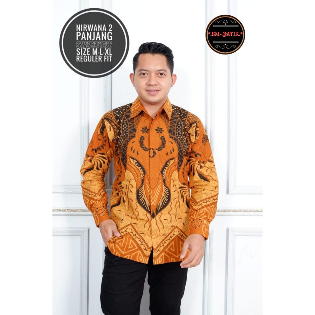 NIRWANA 2 KEMEJA BATIK PRIA SOLO LENGAN PANJANG LAPIS FURING ATASAN BATIK PREMIUM MODERN BATIK SM ATASAN BATIK PREMIUM KATUN HALUS PANJI LESMONO NAVY GUNARDO BIMO IJO GUNAWAN GURDO IJO NAGA ABU BINTARA BRAMANTYA WISAKA KUNING SUKET SEGORO PEKSI KUNING KLA