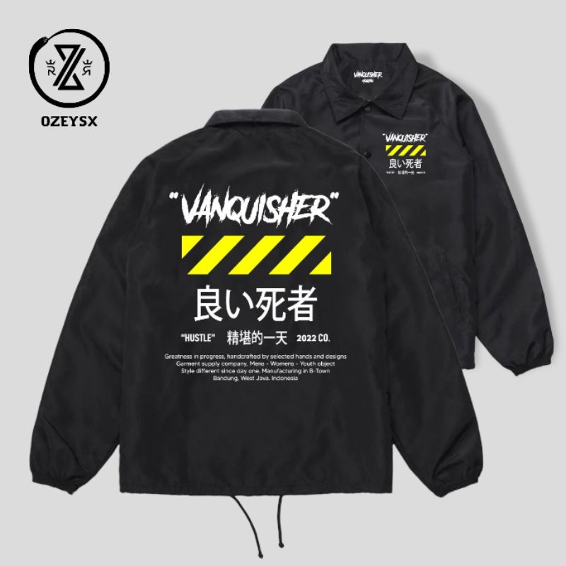 JAKET COACH PARASUT HUSTLE DEWASA/COACH PARASUT DEWASA WATERPROOF KEKINIAN TERBARU [COD]