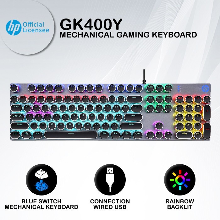 Hp GK400Y / Hp GK 400Y / HP GK400 Y Mechanical Keyboard