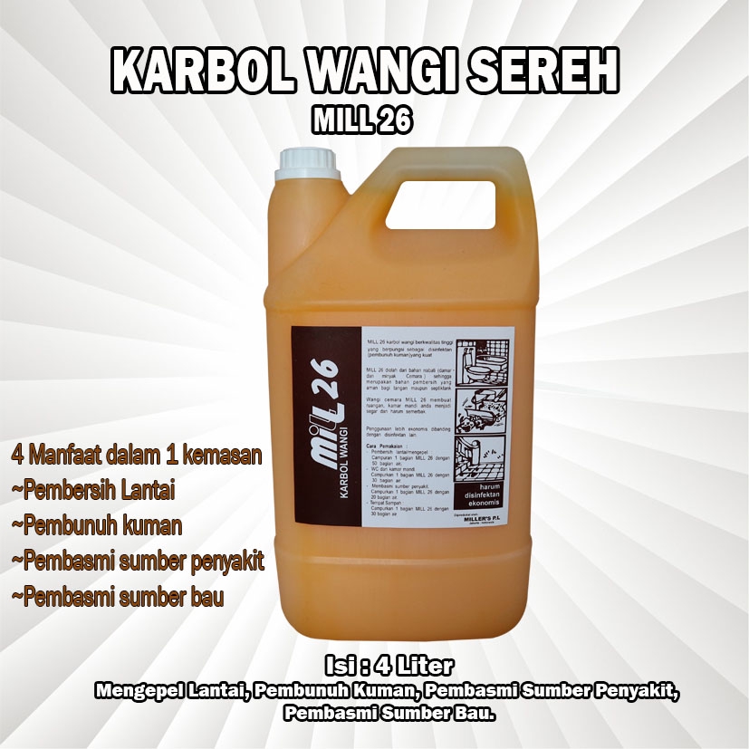 KARBOL CEMARA / KARBOL / KARBOL WANGI / KARBOL SEREH / KARBOL SERAI