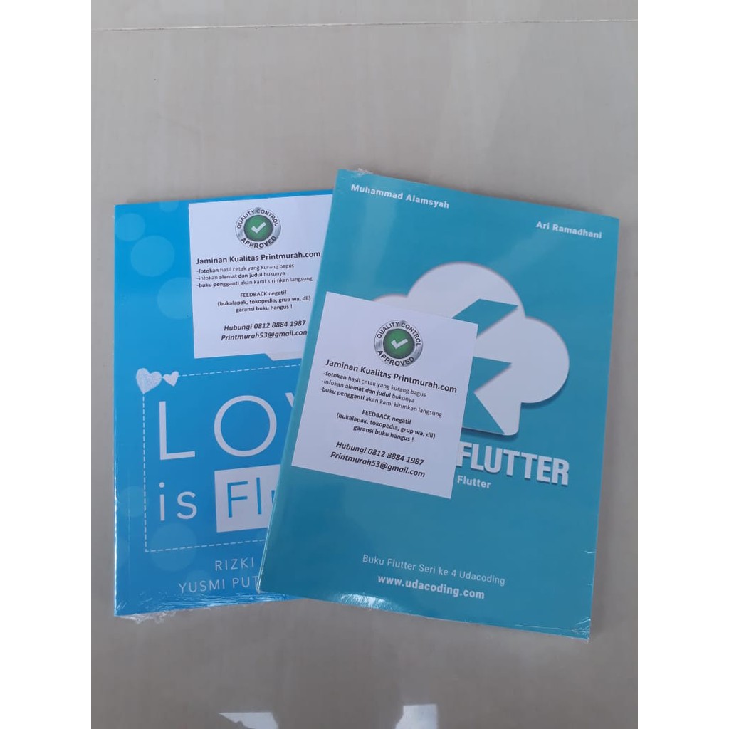 Paket Bundling Flutter (Love is Flutter + Cooking Flutter)