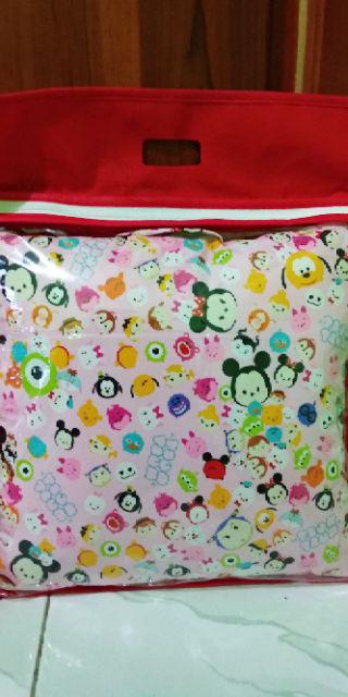 Balmut Mini / Bantal Selimut - Tsum Tsum Pink - Halus Adem