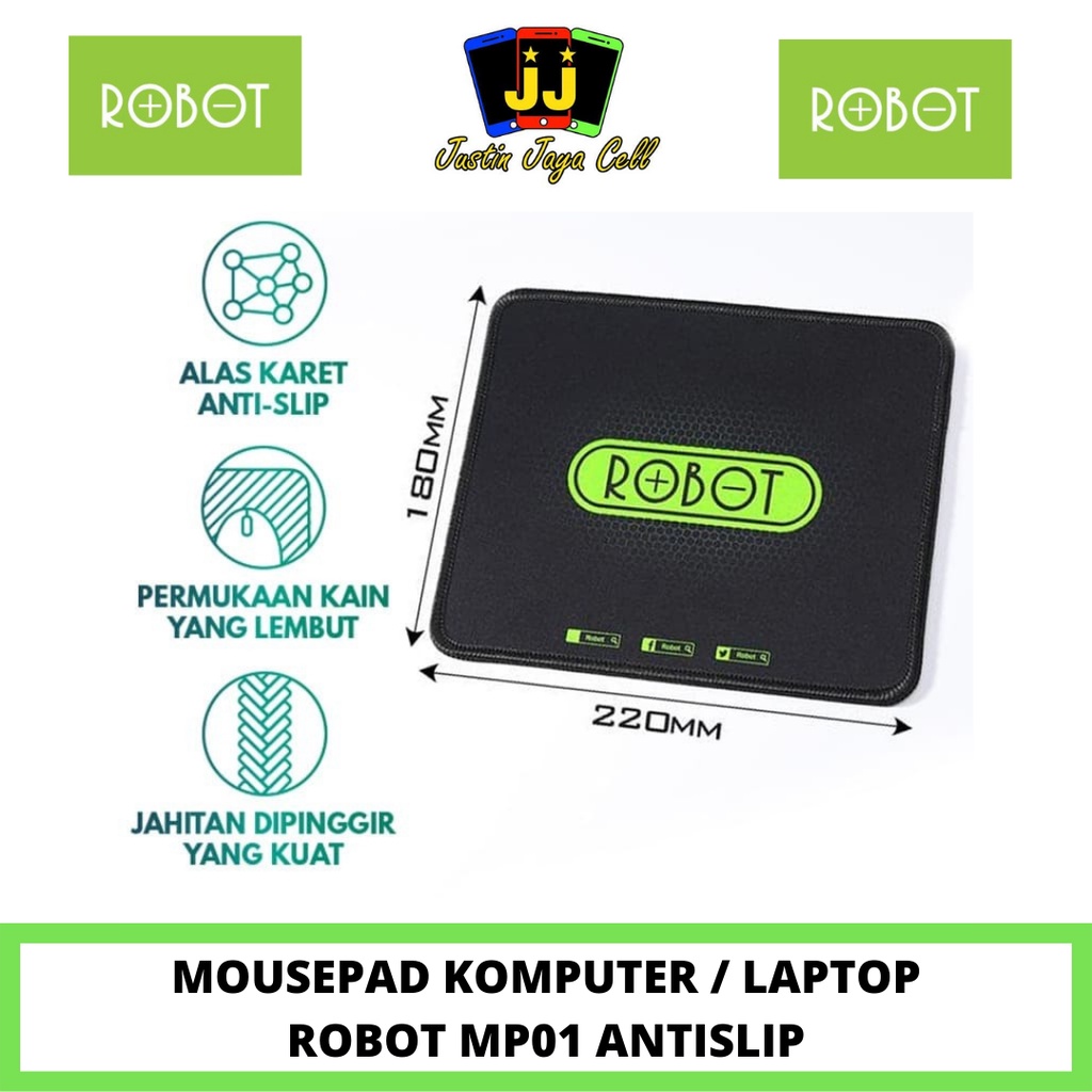 MOUSEPAD ANTISLIP ROBOT RP01 GAMING ORIGINAL