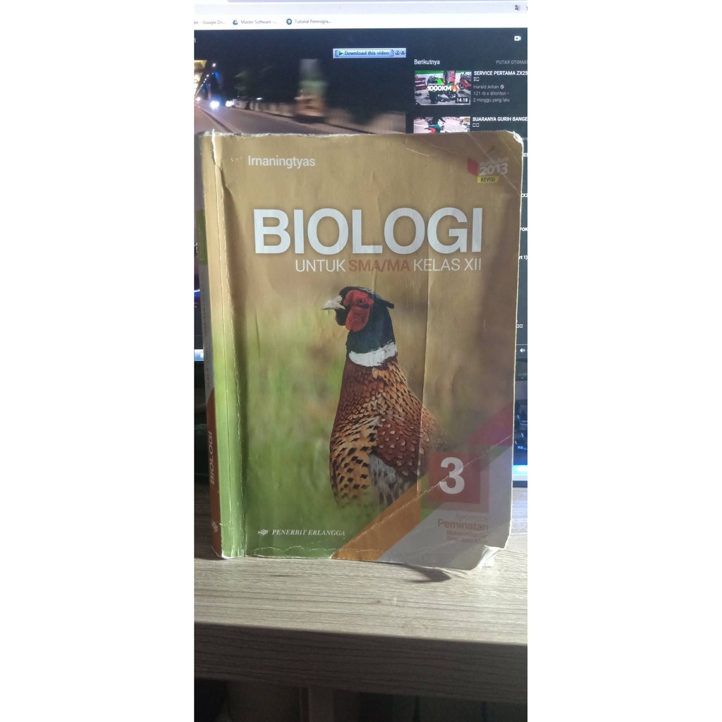 BUKU BIOLOGI KELAS 12 ERLANGGA MURAH 