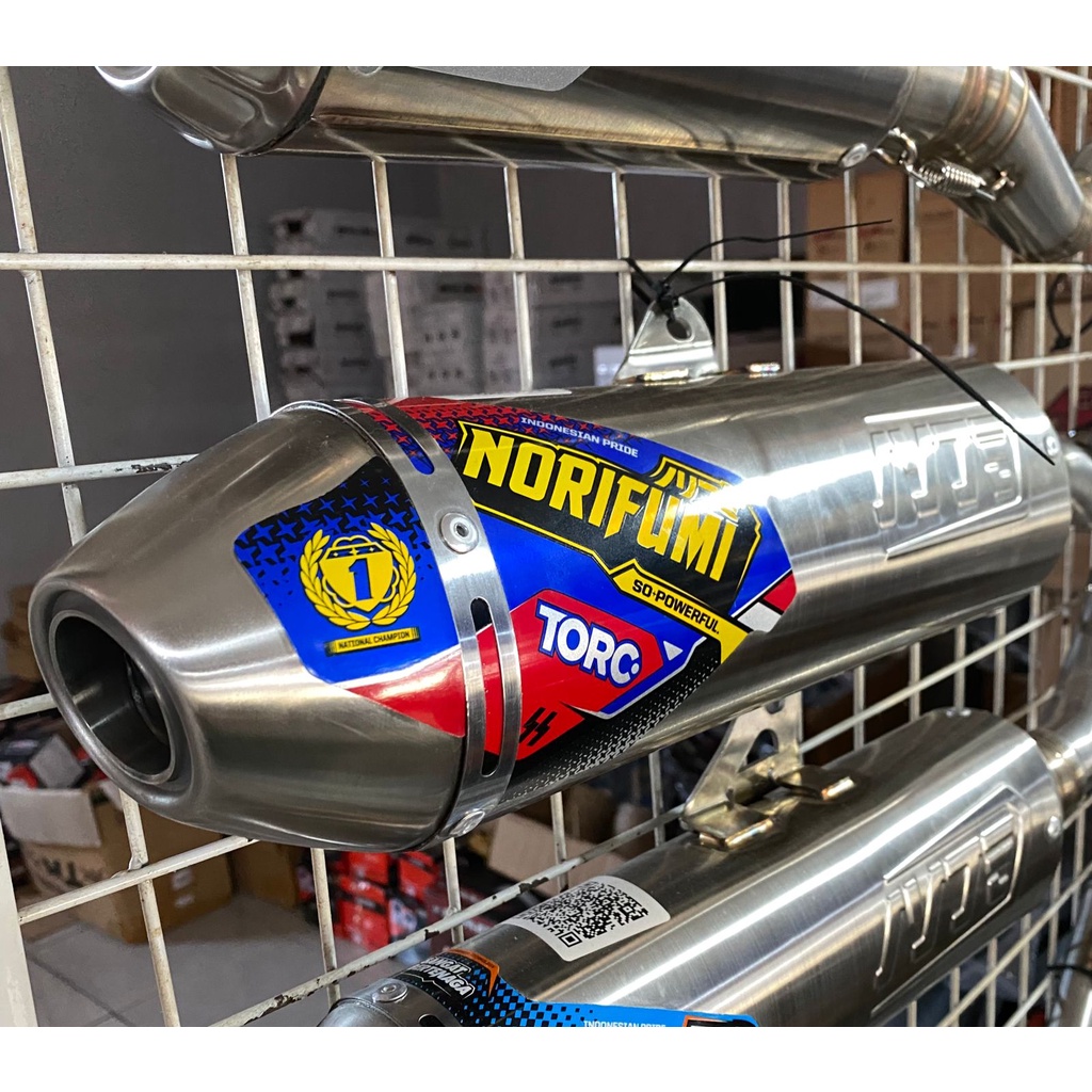 Knalpot Norifumi TORC Honda CRF 150L 100% ORIGINAL