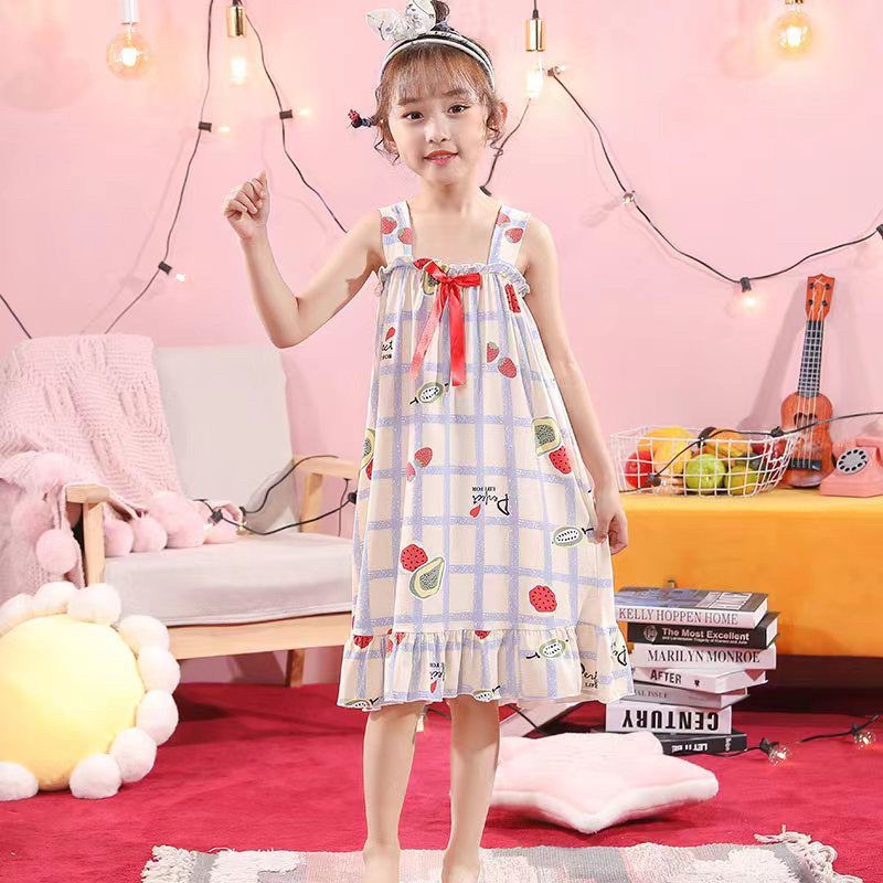 DASTER RENDA IMPORT ANAK | DST003 | DRESS IMPORT ANAK USIA 4-9 TAHUN | DRES ANAK IMPORT | PAKAIAN TIDUR ANAK